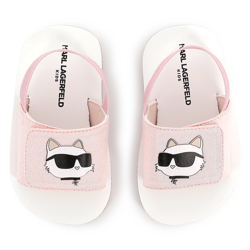 Sandalias ligeras con velcro KARL LARGERFELD KIDS 
                    UNISEXO