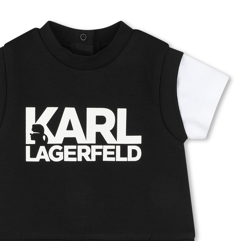Mono bicolor con el logo KARL LARGERFELD KIDS 
                    NIÑO