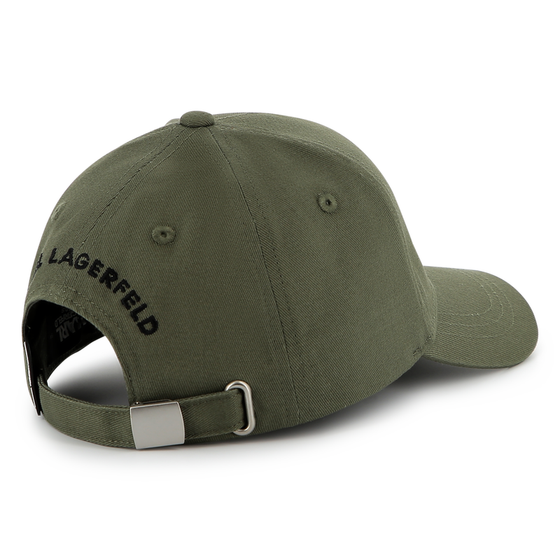 Gorra ajustable de algodón KARL LARGERFELD KIDS 
                    NIÑO
