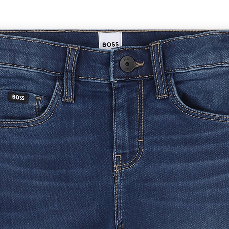 Pantalón recto con 5 bolsillos BOSS 
                    NIÑO