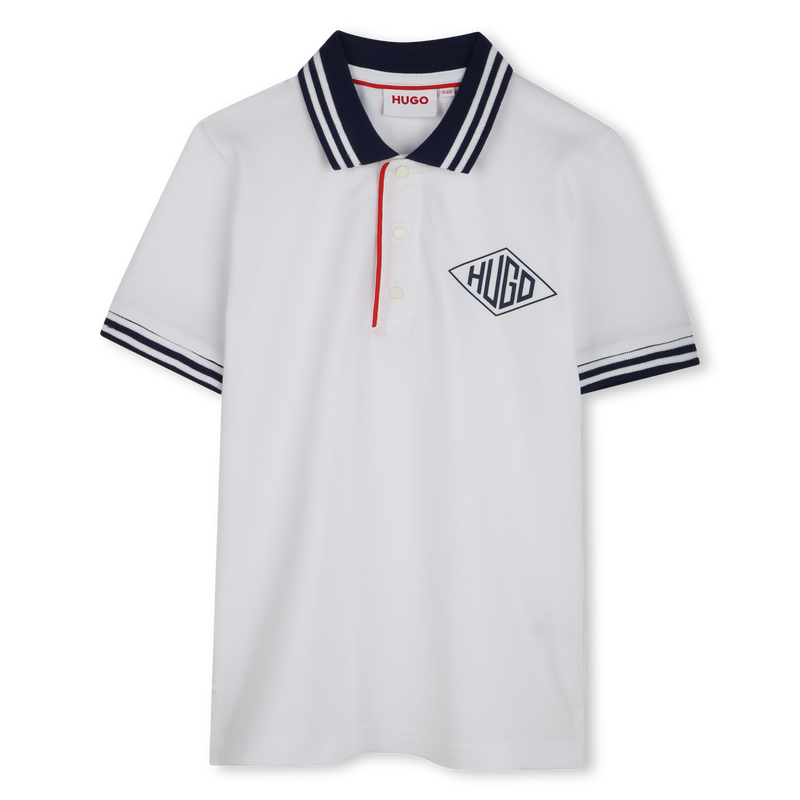 Polo de manga corta HUGO 
                    NIÑO