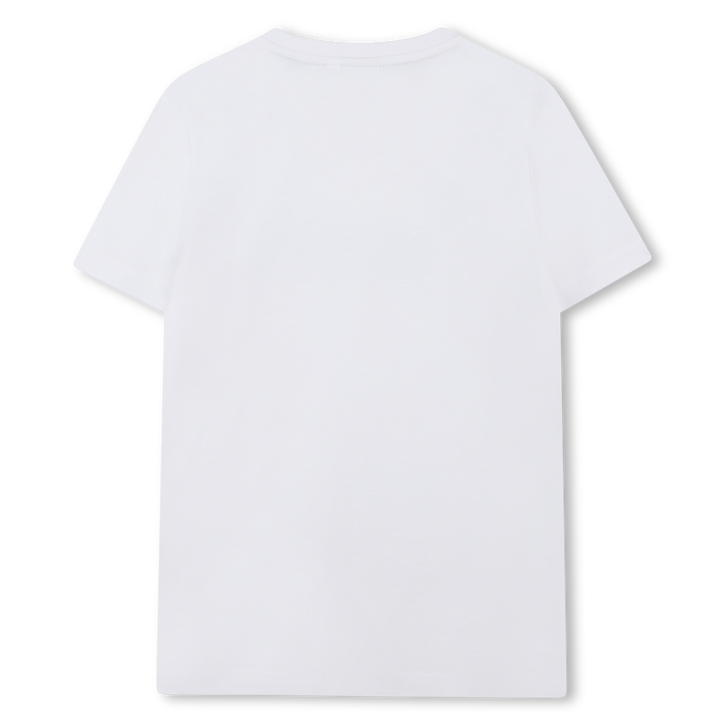 Camiseta algodón y manga corta BOSS 
                    NIÑO