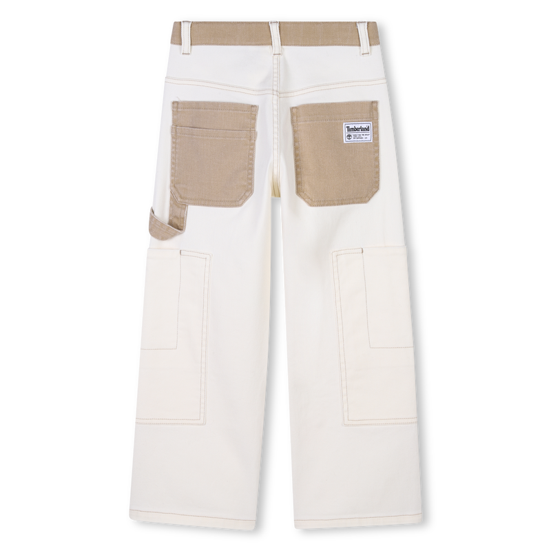 Pantalón ajustable de sarga TIMBERLAND 
                    NIÑO