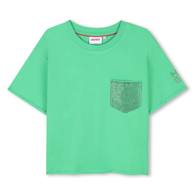 Camiseta de manga corta HUGO 
                    NIÑA