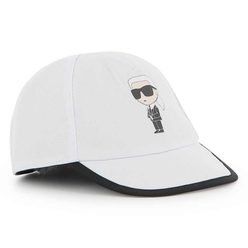 Gorra reversible de algodón KARL LARGERFELD KIDS 
                    NIÑO