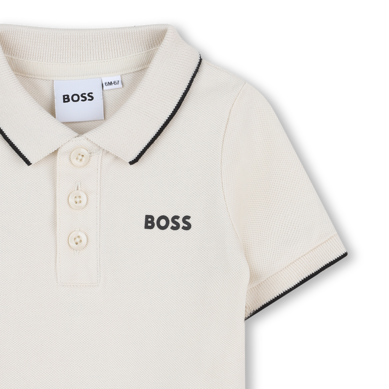 Polo de manga corta BOSS 
                    NIÑO