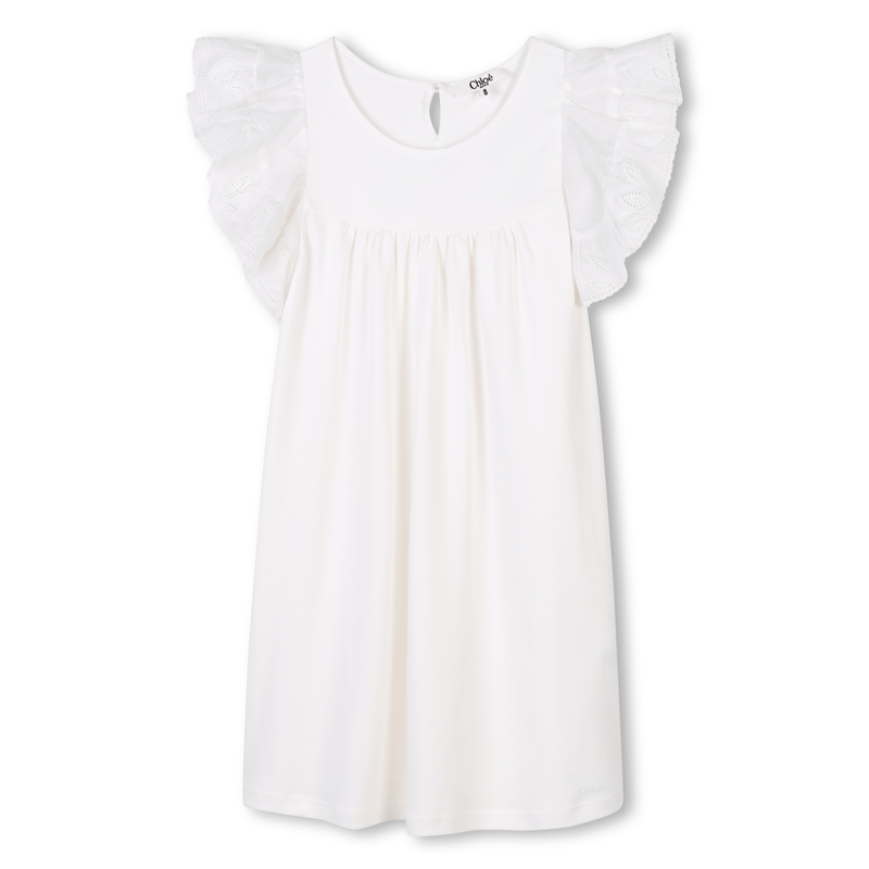 Vestido de manga con volantes CHLOE 
                    NIÑA