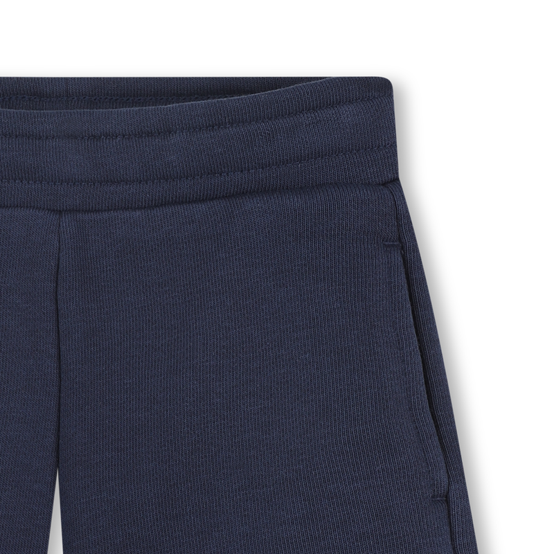 Pantalón corto liso de muletón BOSS 
                    NIÑO