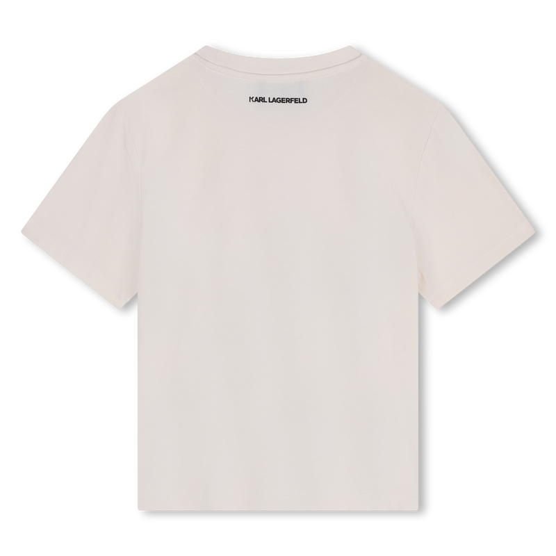 Camiseta con estampado KARL LARGERFELD KIDS 
                    NIÑA