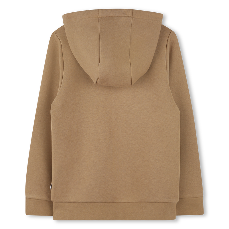 CARDIGAN CON CAPUCHA BOSS 
                    NIÑO