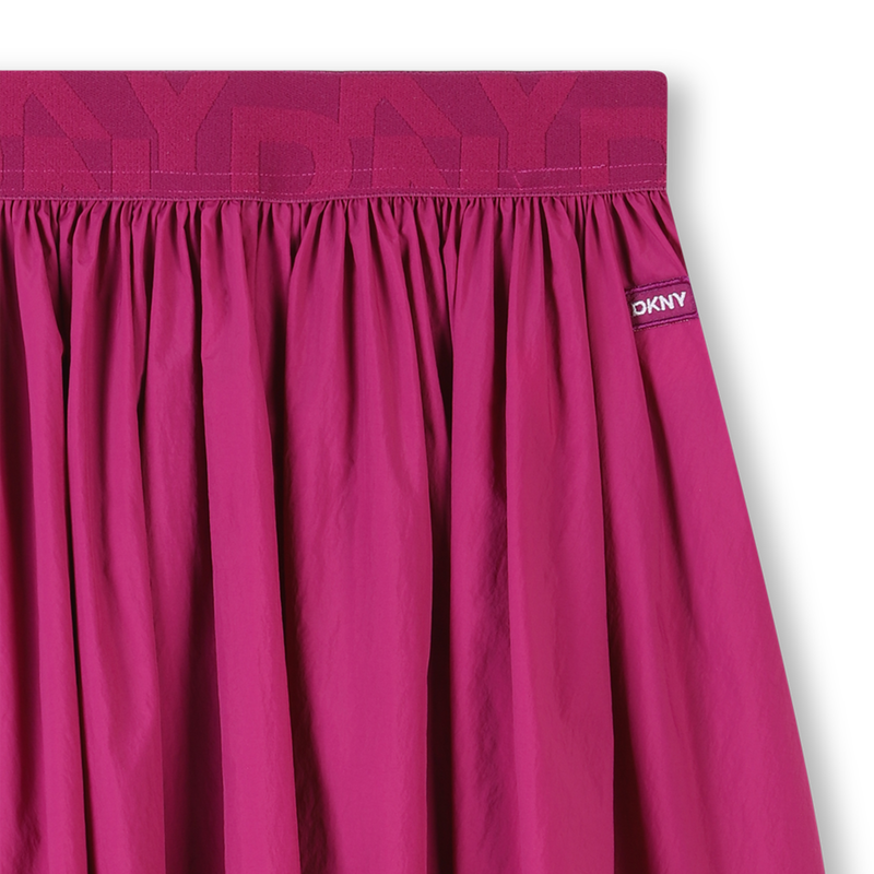 Falda midi de cintura elástica DKNY 
                    NIÑA