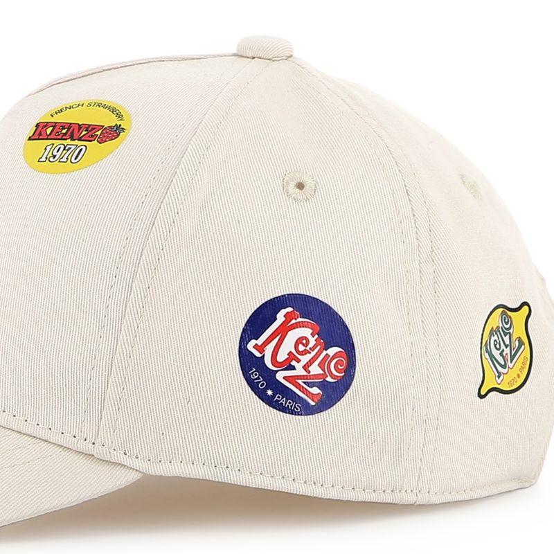 Gorra de algodón estampada KENZO KIDS 
                    UNISEXO