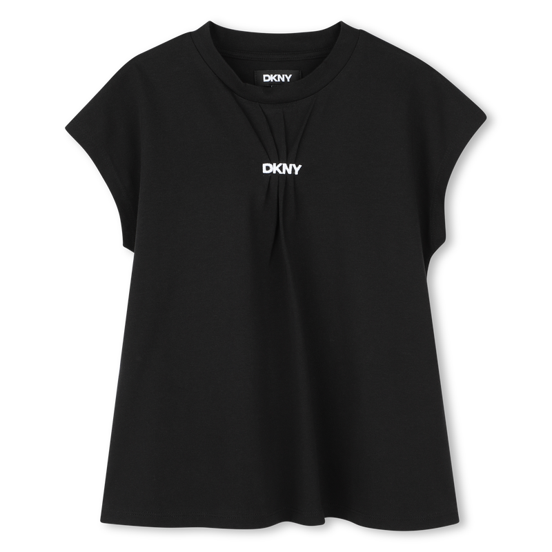 Camiseta holgada de algodón DKNY 
                    NIÑA