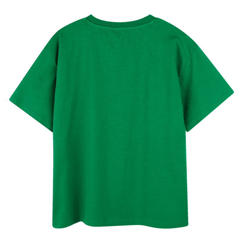 Camiseta de algodón estampada KENZO KIDS 
                    NIÑO