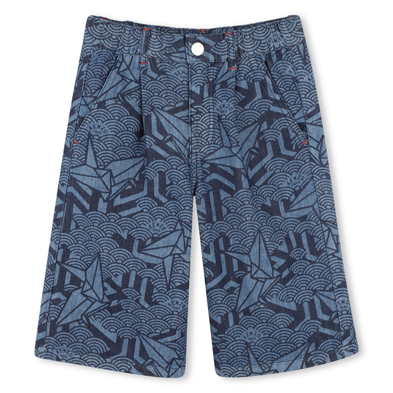 Bermudas vaqueras estampadas KENZO KIDS 
                    NIÑO