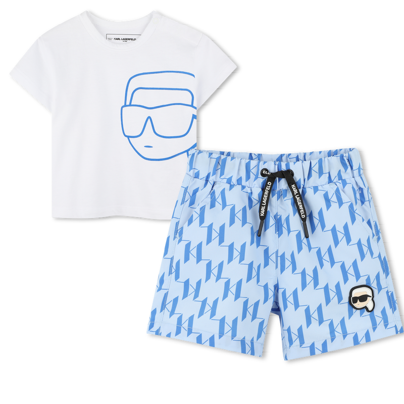 Conjunto pantalón y camiseta KARL LARGERFELD KIDS 
                    NIÑO
