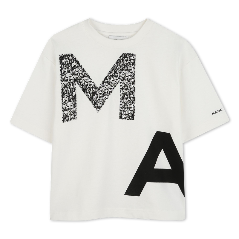 Camiseta bicolor de algodón THE MARC JACOBS 
                    NIÑO