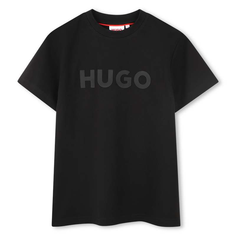 Camiseta manga corta y algodón HUGO 
                    NIÑO